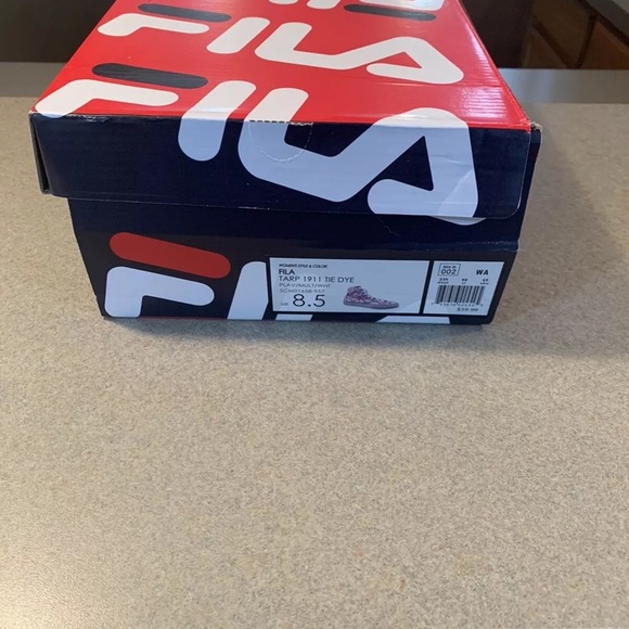 Fila Pink Tie-Dye High-Top Sneakers‼️FINAL SALE - Picture 10 of 10